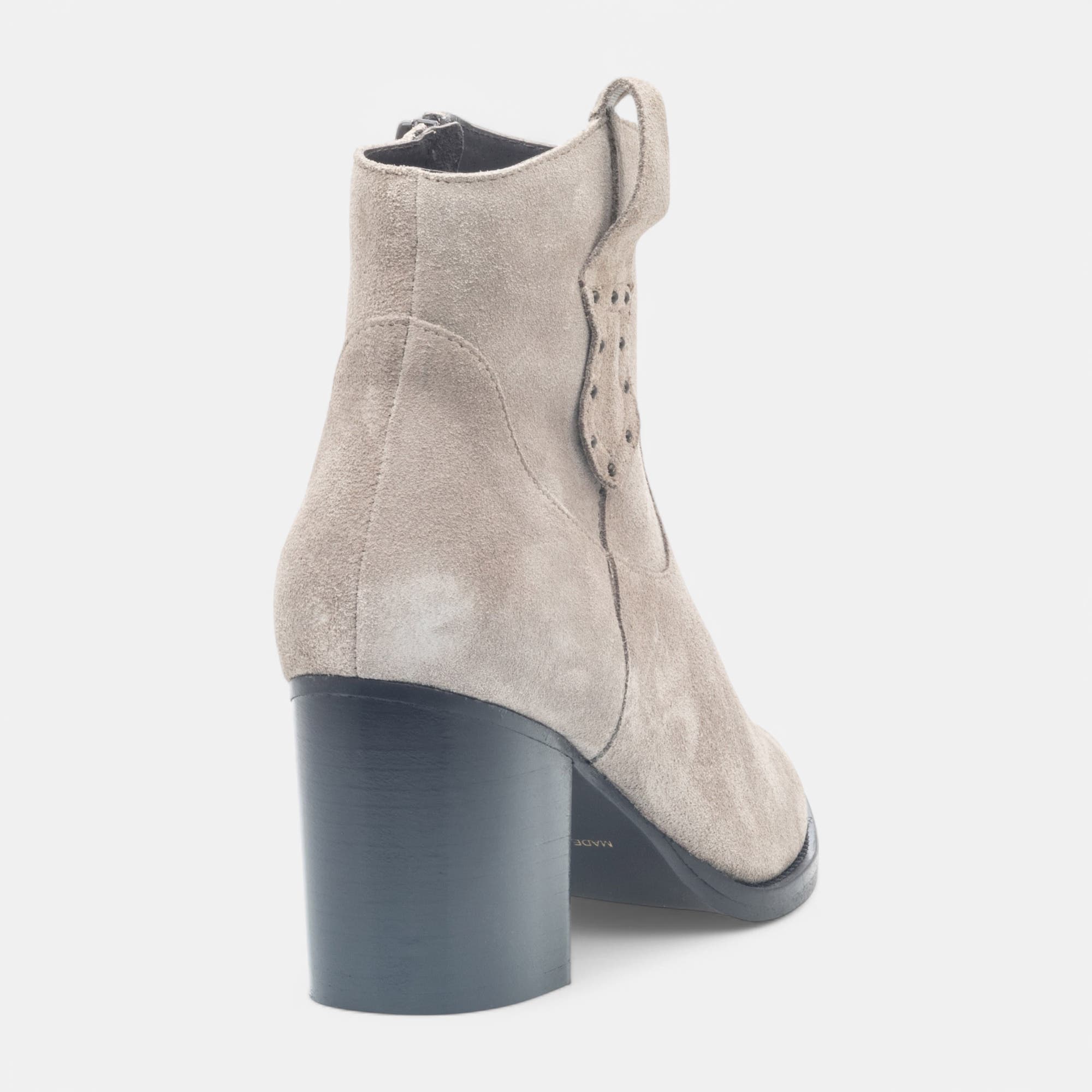 Santiags Femme en cuir beige