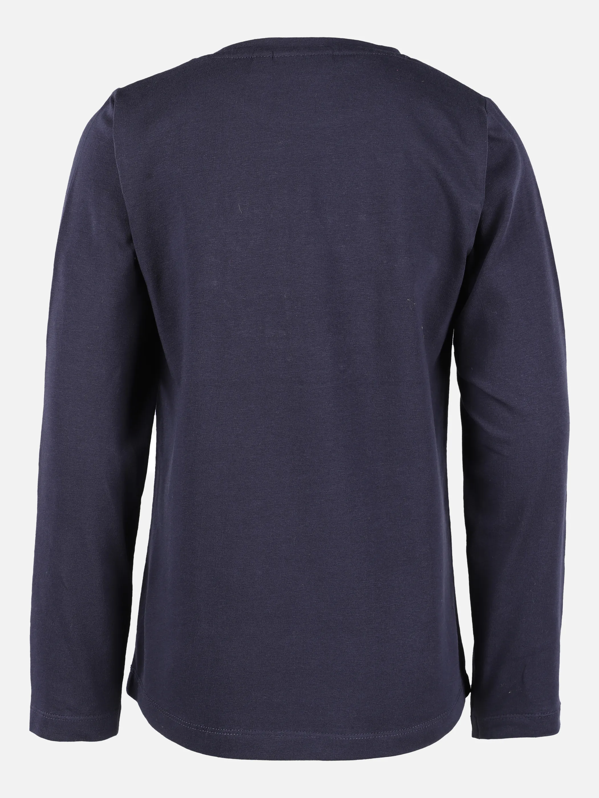 Mädchen Longsleeve mit Stickerei und Pferdeprint
