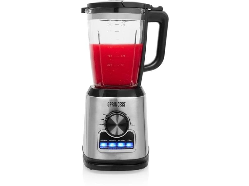 Princess Standmixer 212094 Schwarz/Silber Table Blender mit 1.75 l Glaskrug