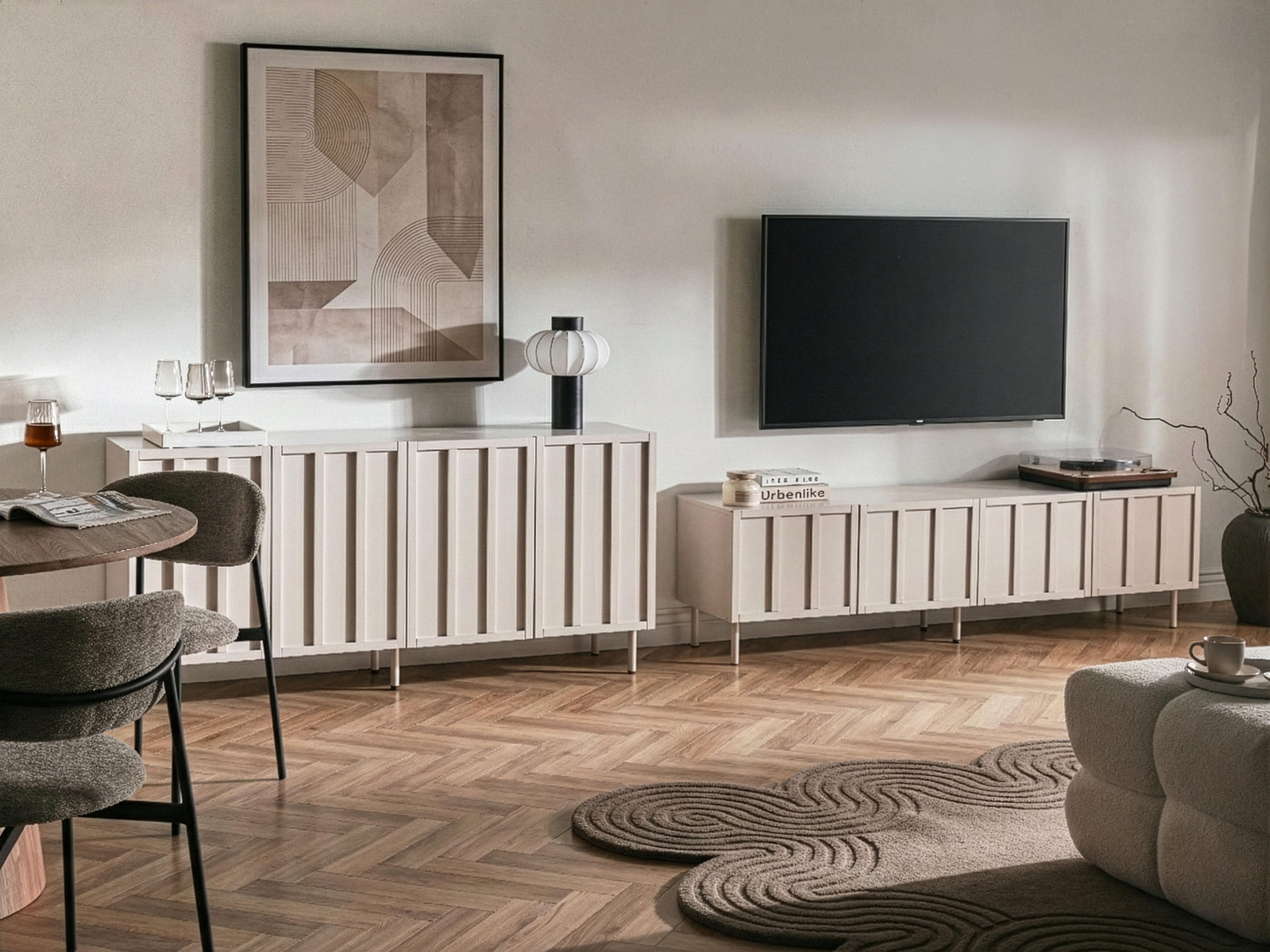 Dressoir CLUNES Lichtbeige