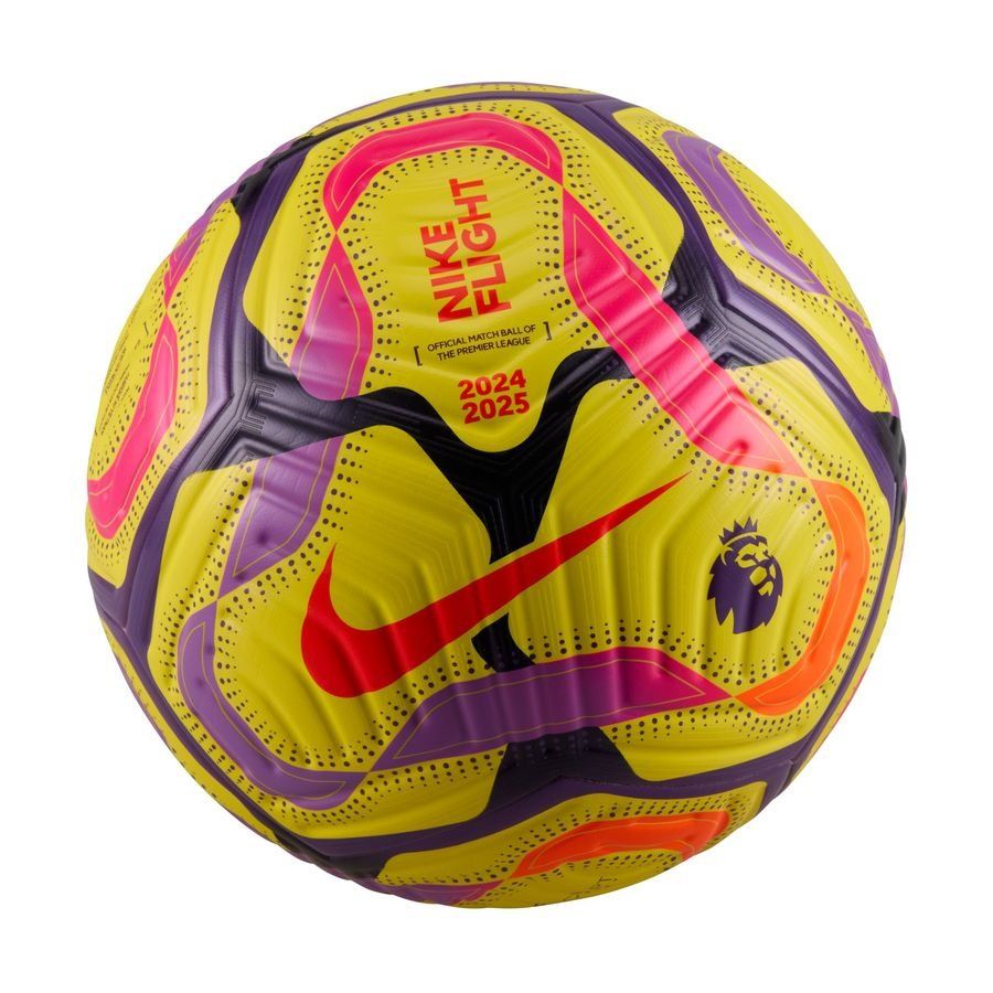 Nike Ballon Flight Premier League Hi-Vis - Jaune/Disco Purple/Rouge