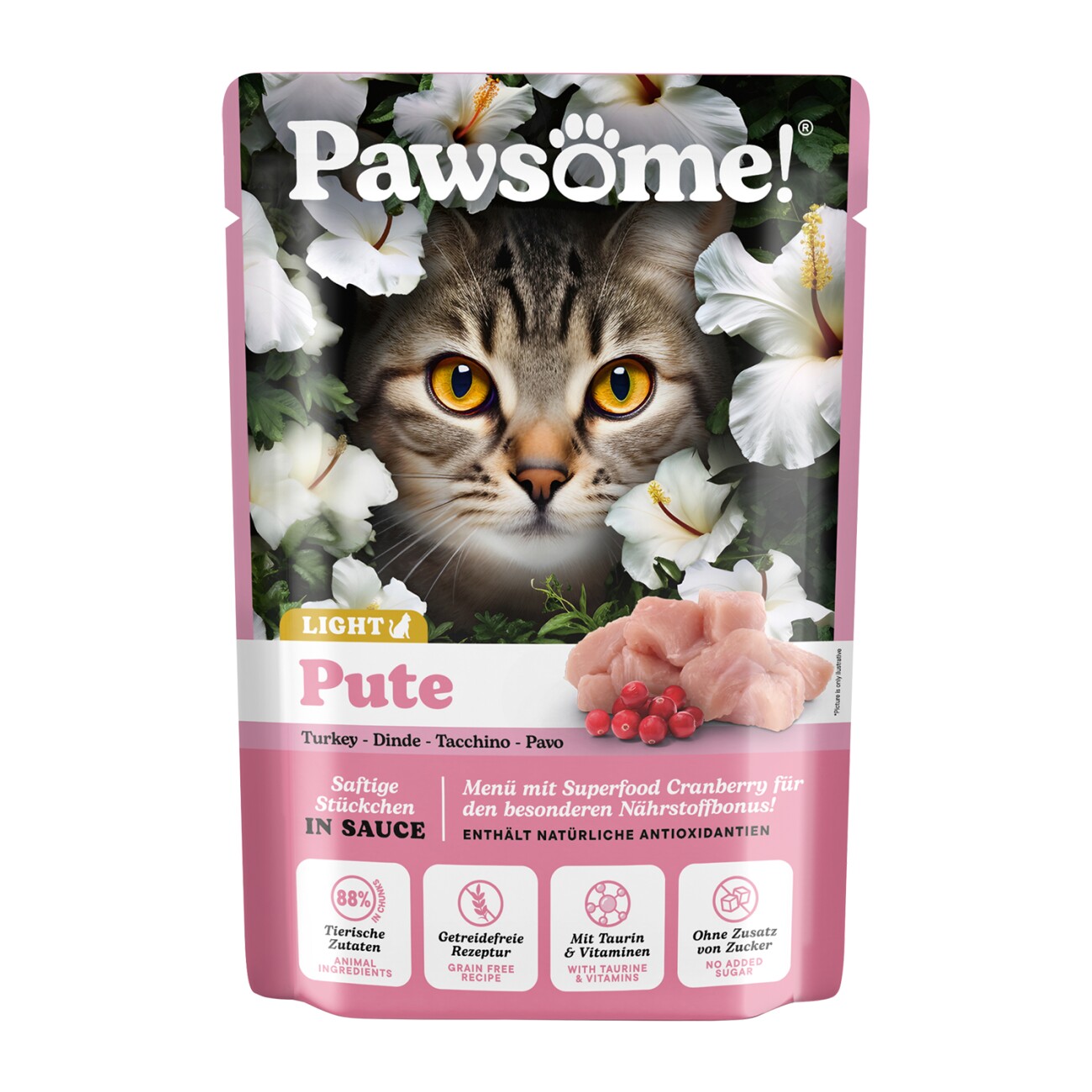 Pawsome Adult light Pute 28x85 g