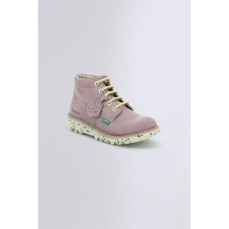 NEORALLYE VIOLET LILAS BOTTINES Cuir Femme