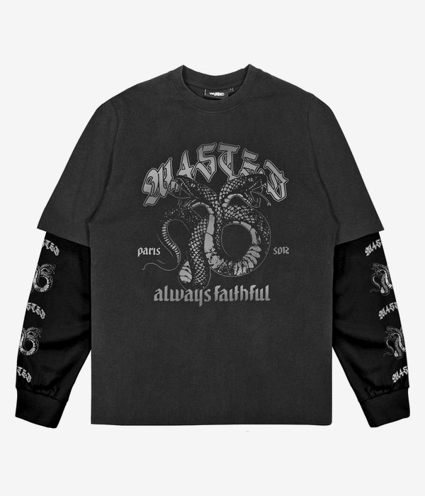 Wasted Paris Lethal Longsleeve (faded black black)