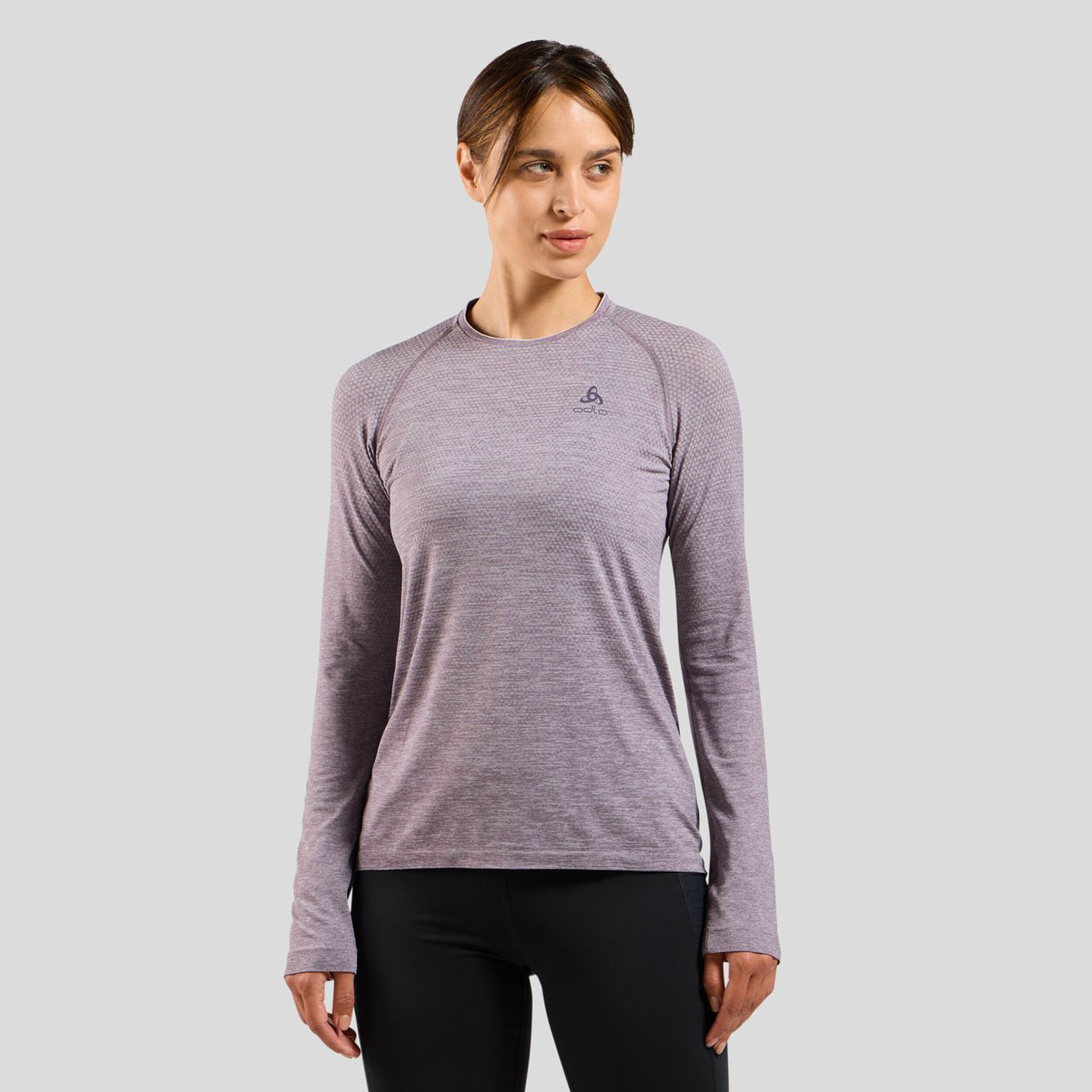 Odlo Essential Seamless Haut Manches Longues Femmes - Gris