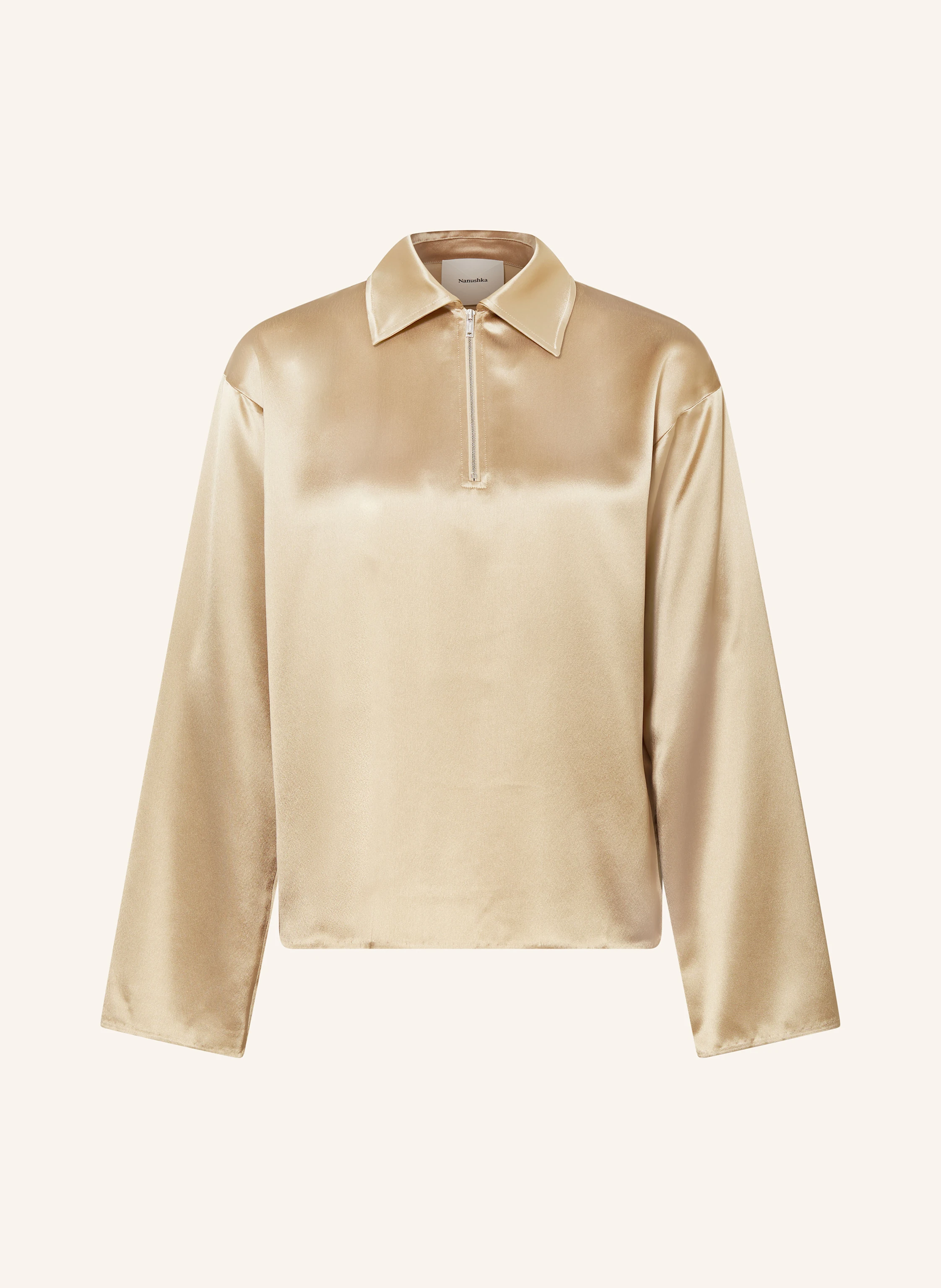 Nanushka Blusenshirt MENCIA aus Satin