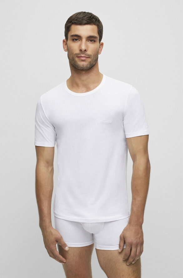BOSS TShirt RN 3P Classic Hvid