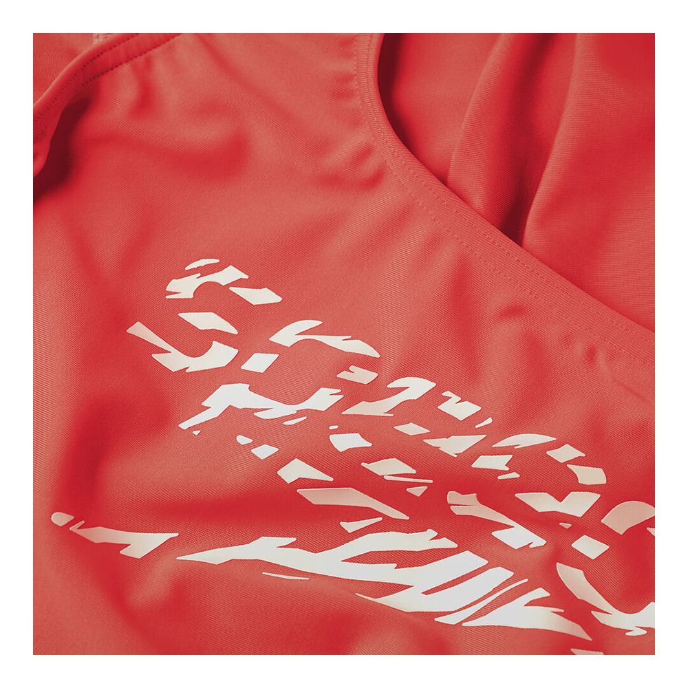 Speedo LOGO DEEP U-BACK - Maillot de bain 1 pièce Femme redwhite