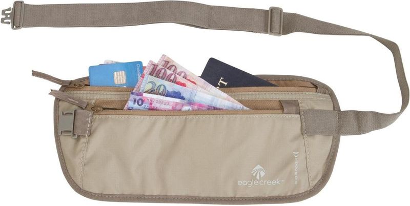 Eagle creek Rfid Blocker Dlx Moneybelt Tan One Size