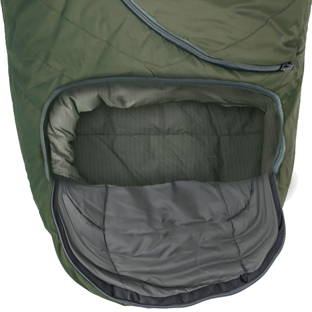 Grüezi Bag Biopod Wolle Survival Schlafsack greenery