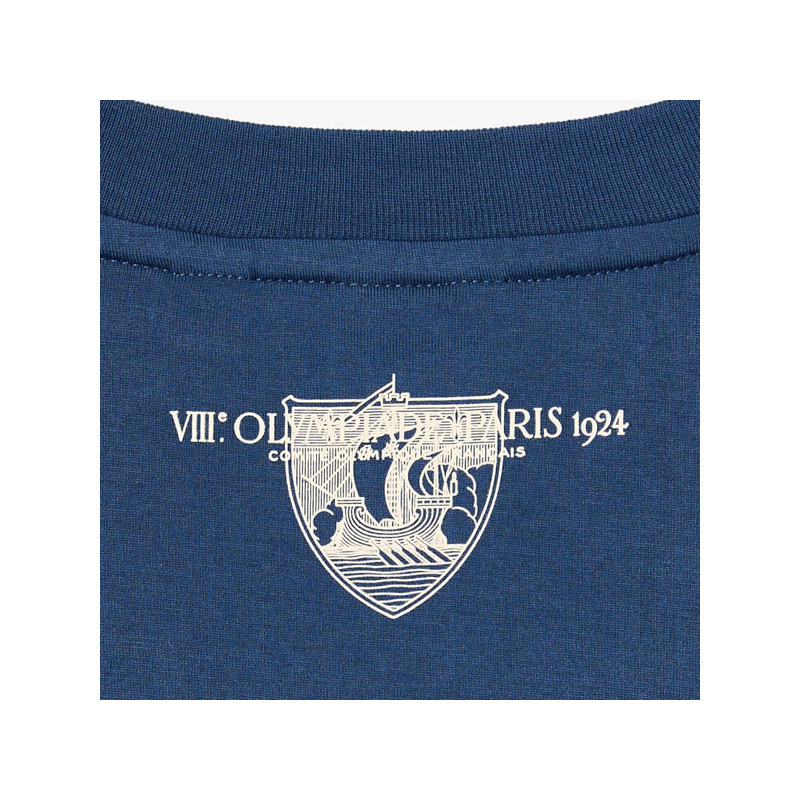 Tee-shirt Lacoste JO Paris 1924 beige ou bleu marine