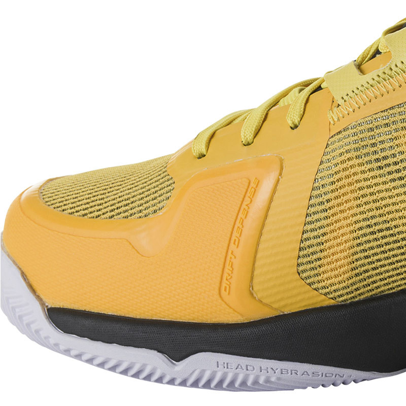 Head Sprint Pro 3.5 Clay jaune et noir spéciale terre battue