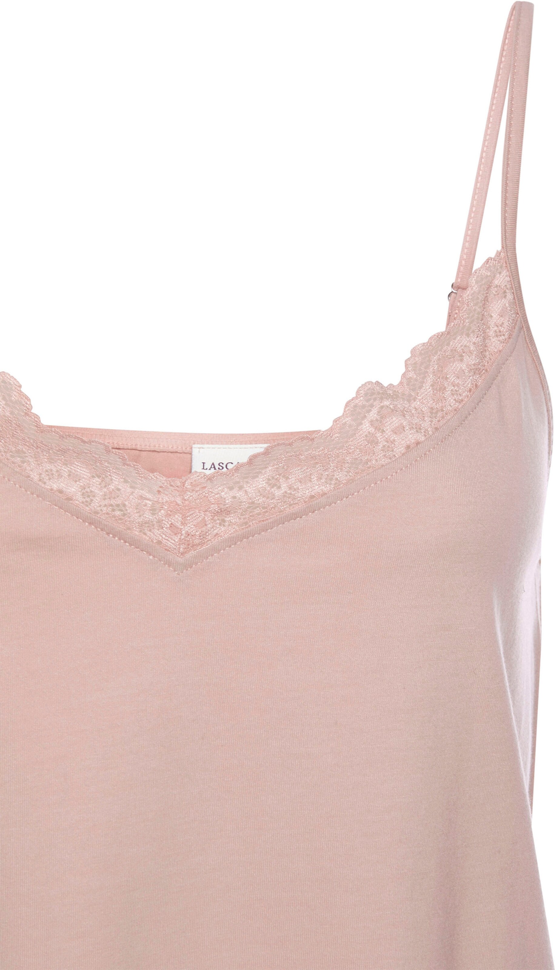 LASCANA Spitzentop in altrosa