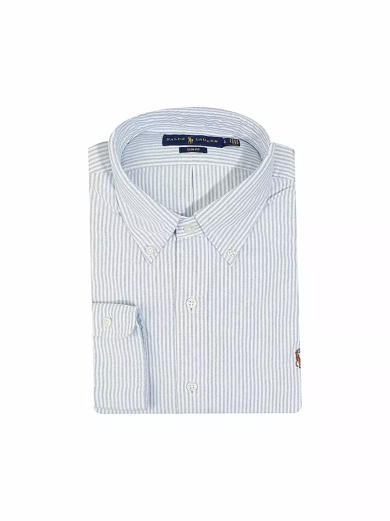 POLO RALPH LAUREN Hemd Slim Fit blau