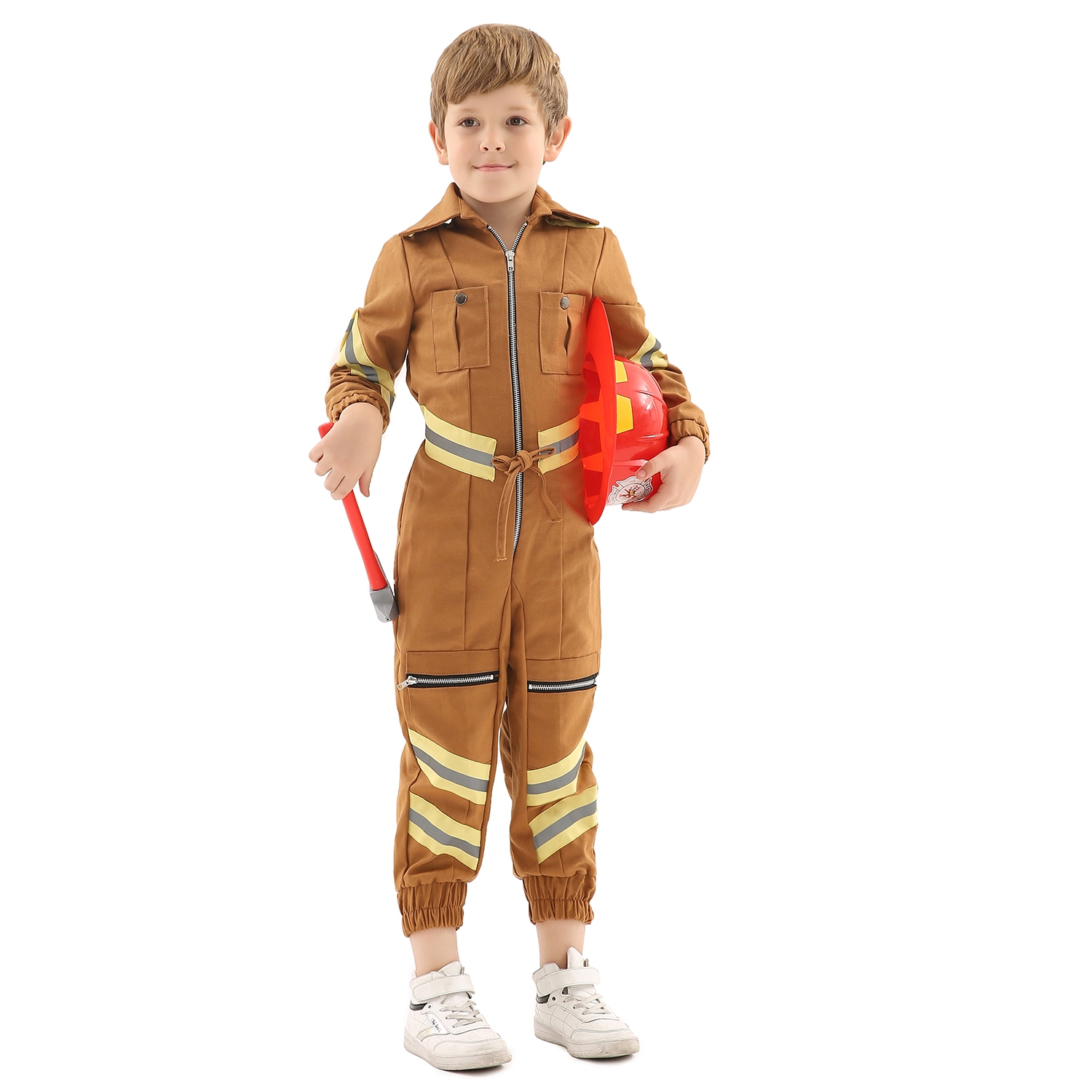 Kinderkostüm Feuerwehr Grösse 128