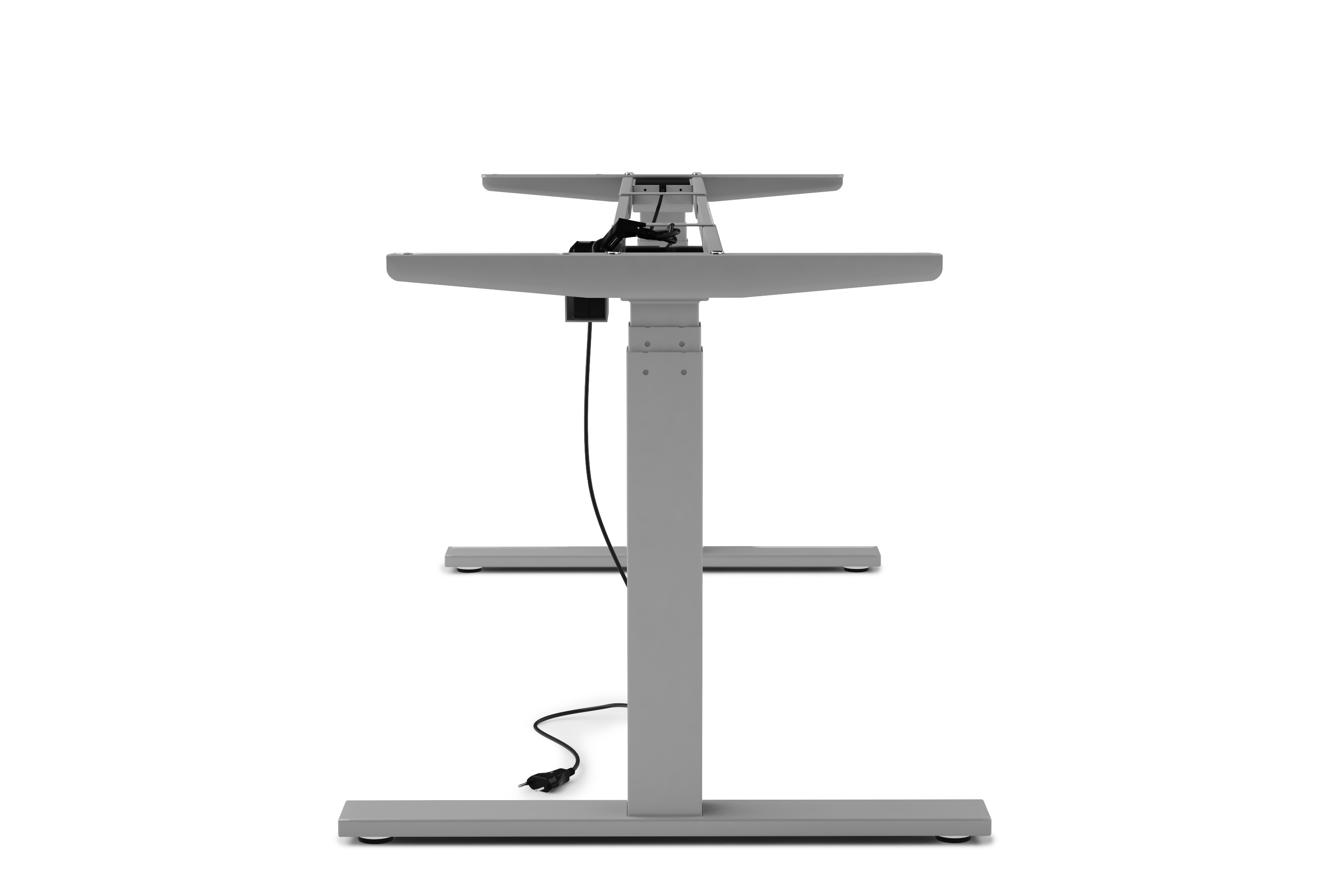 Tischgestell Stehpult elektrisch grau 160 - 180 cm