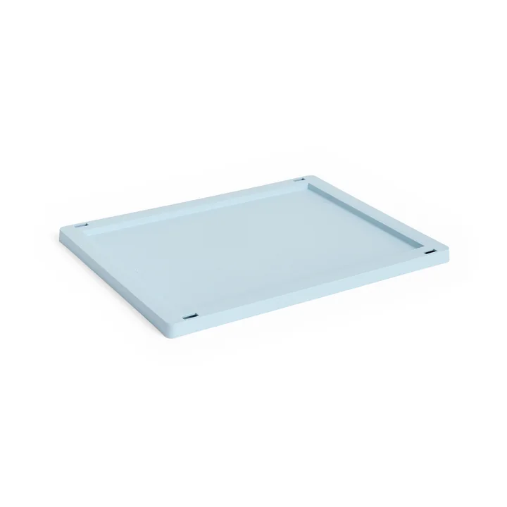 HAY - Colour Crate Kunststoffdeckel M, soft blue
