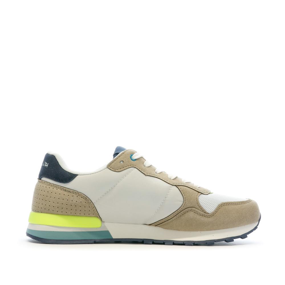 Teddy Smith Baskets Blanc/Beige Homme Teddy Smith Combined