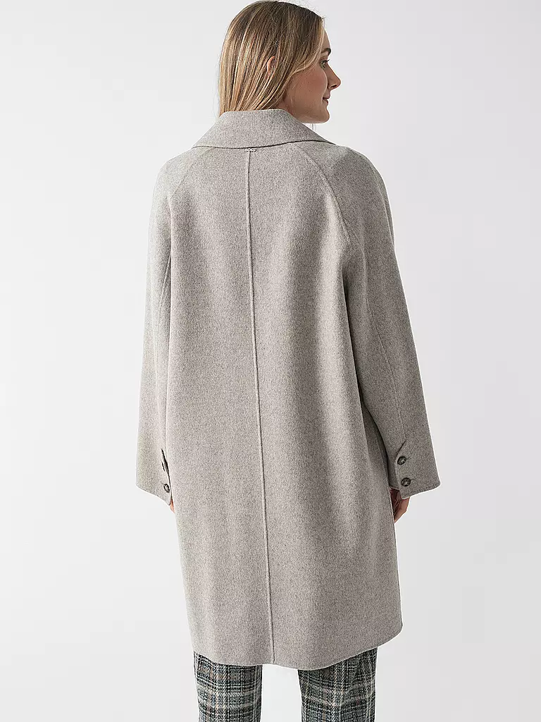 BOSS Wollmantel beige
