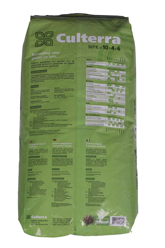 Culterra Meststof - 100 m2 - 10 Kilogram