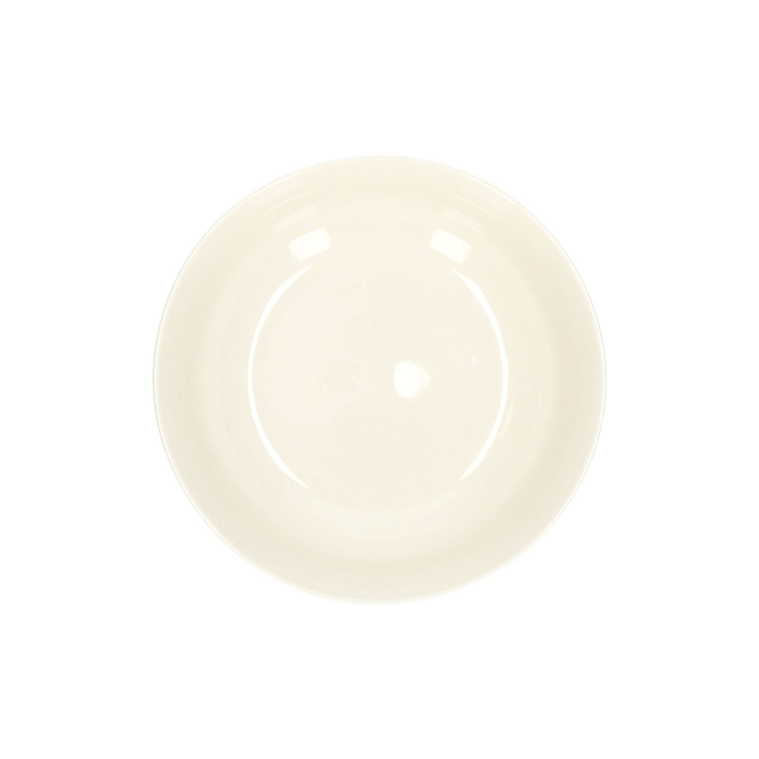 Schaal, organisch, porselein, wit, Ø 22 cm x 7 cm