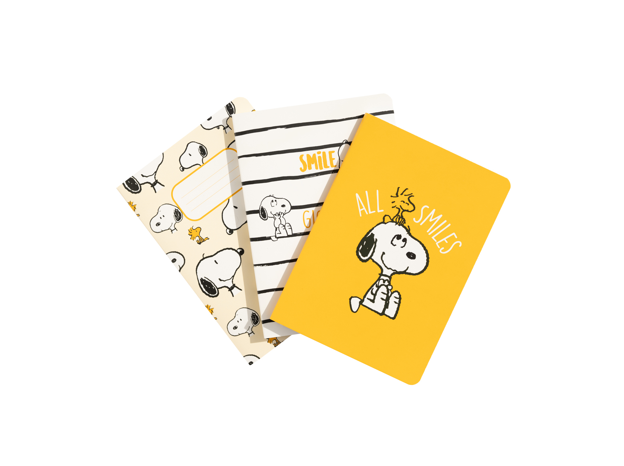 PACK 3 CADERNOS A6 SNOOPY