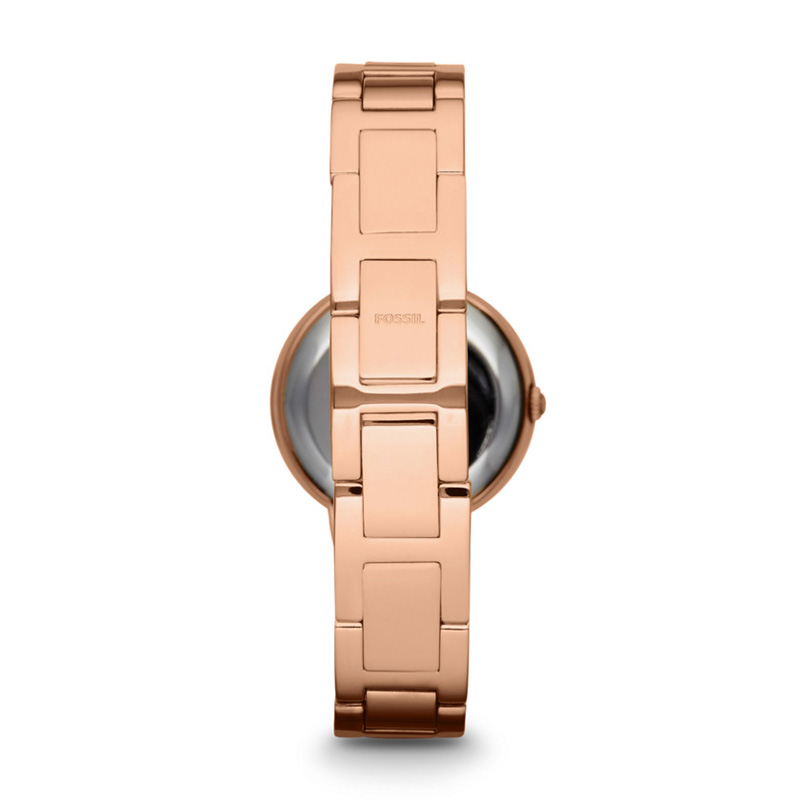 Montre Fossil femme acier doré rose