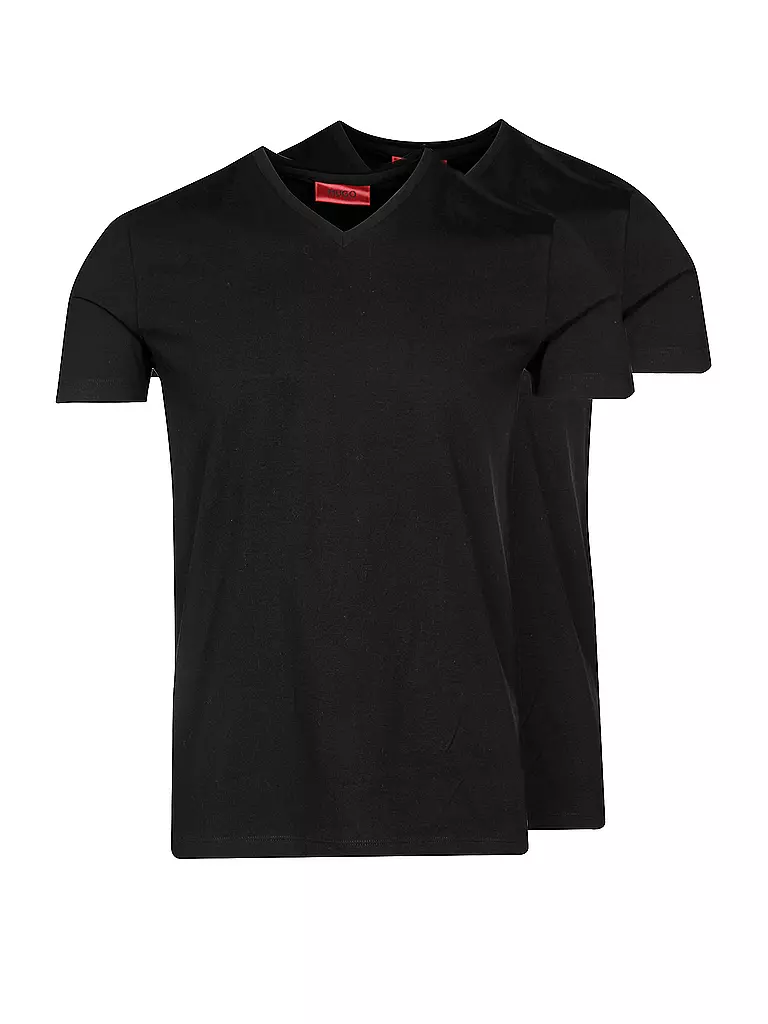 HUGO T-Shirt 2-er Pkg. schwarz