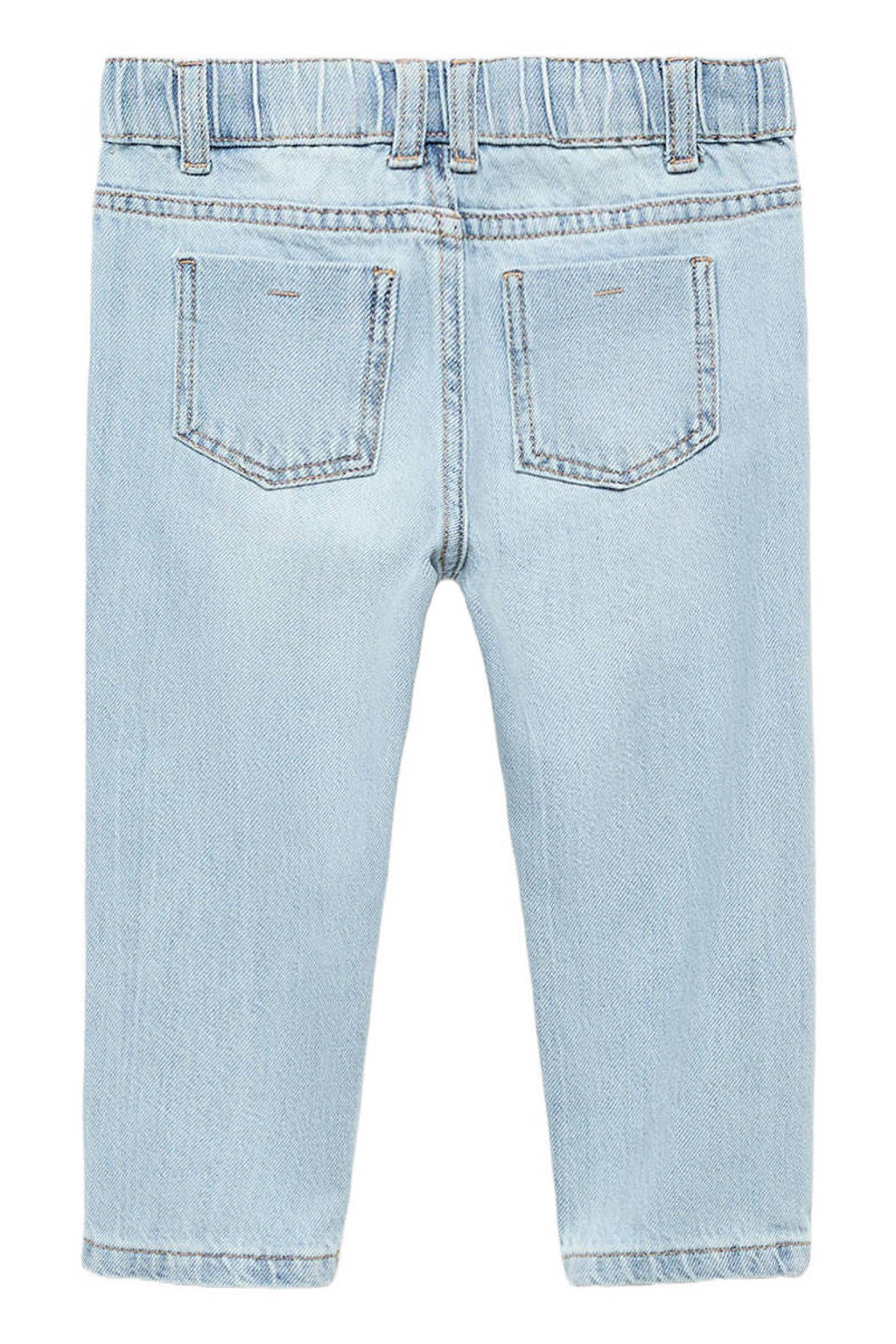 Mango Kids straight leg jeans lichtblauw