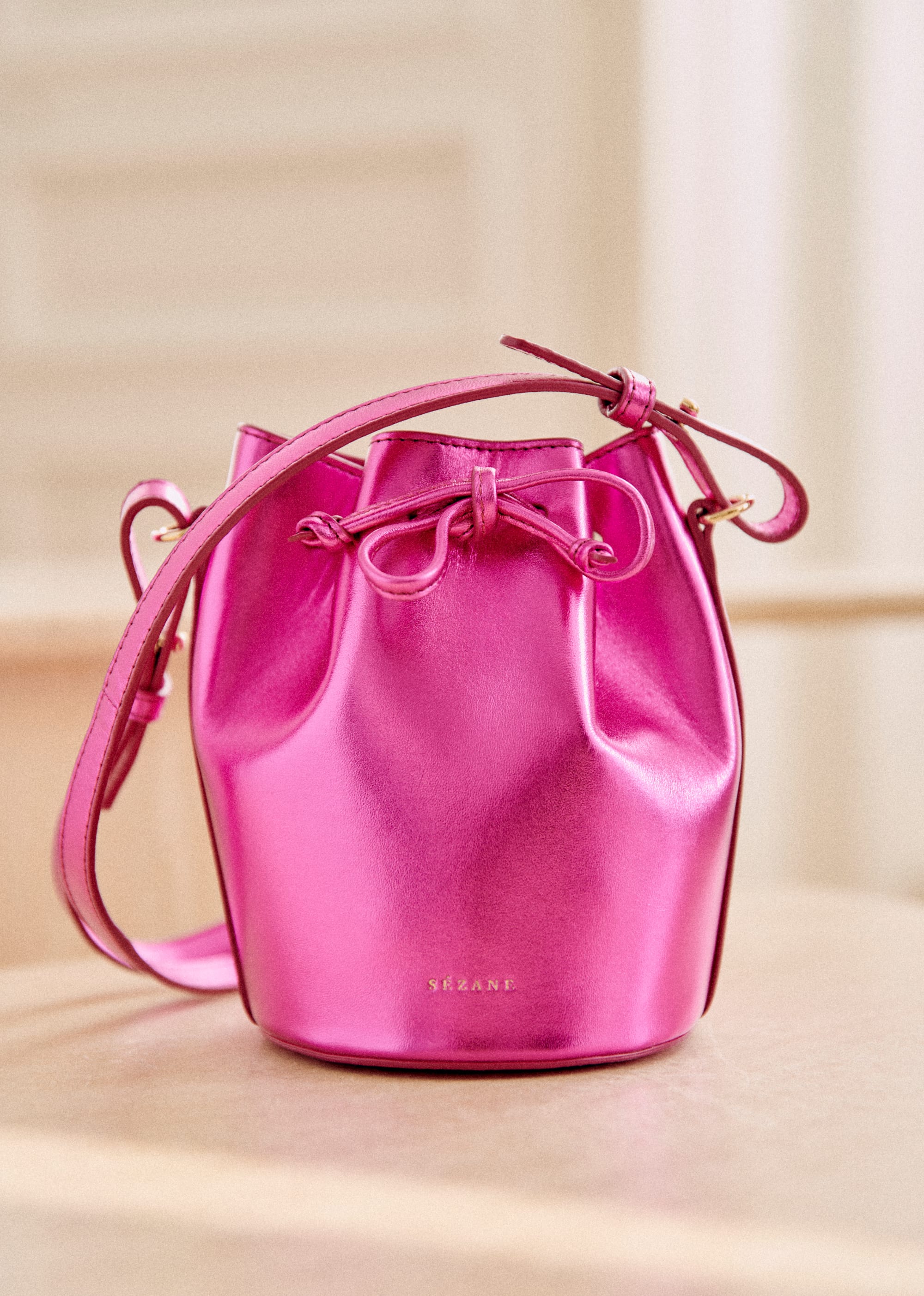 Bourse Micro Farrow - Fuchsia métallisé - SACS/NEW SACS Nos Sacs Iconiques 5906359