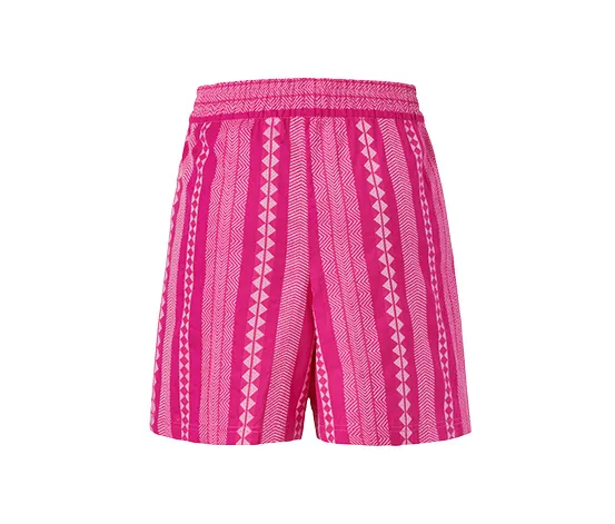 Webshorts mit Ikat-Muster