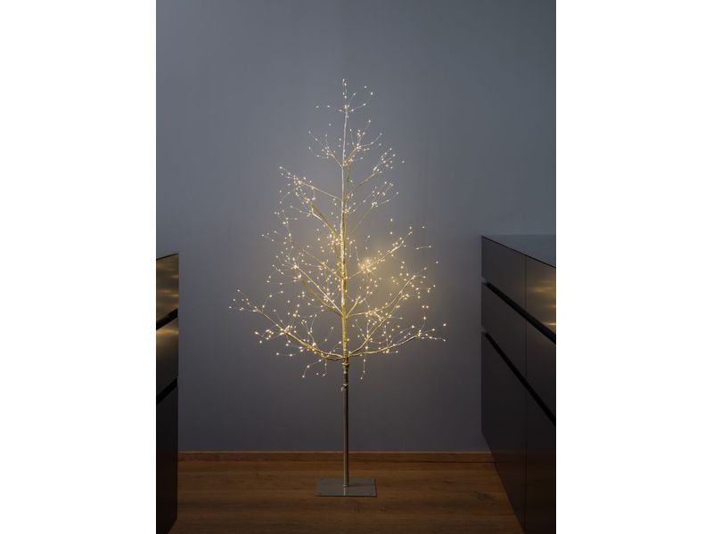 STT Baum Champagne, 390 LEDs, 120 cm Weihnachtsbaum mit Beleuchtung