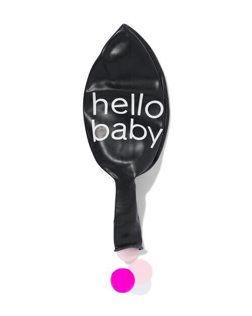 ballon révélation fille ou garçon Ø90cm rose