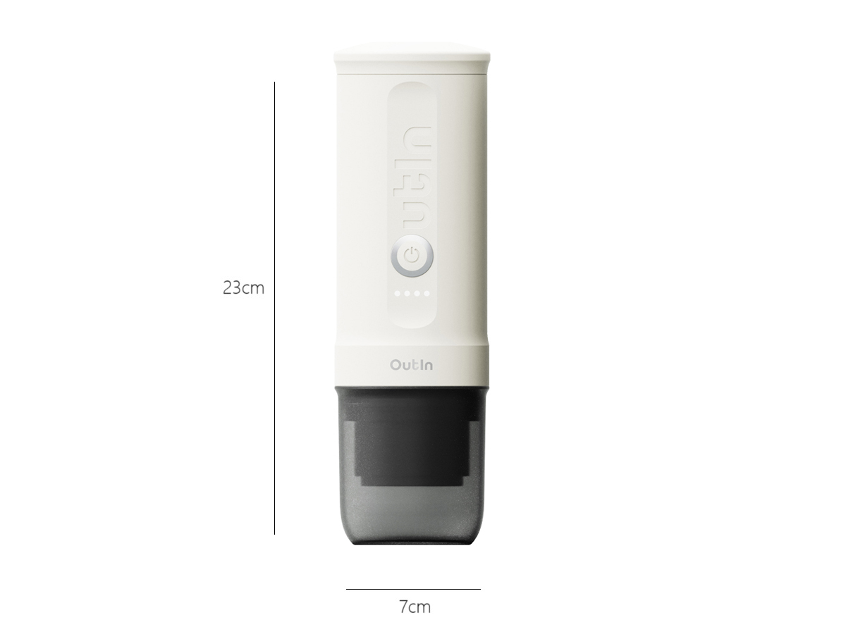 OutIn Nano draagbare elektrische espressomachine - White