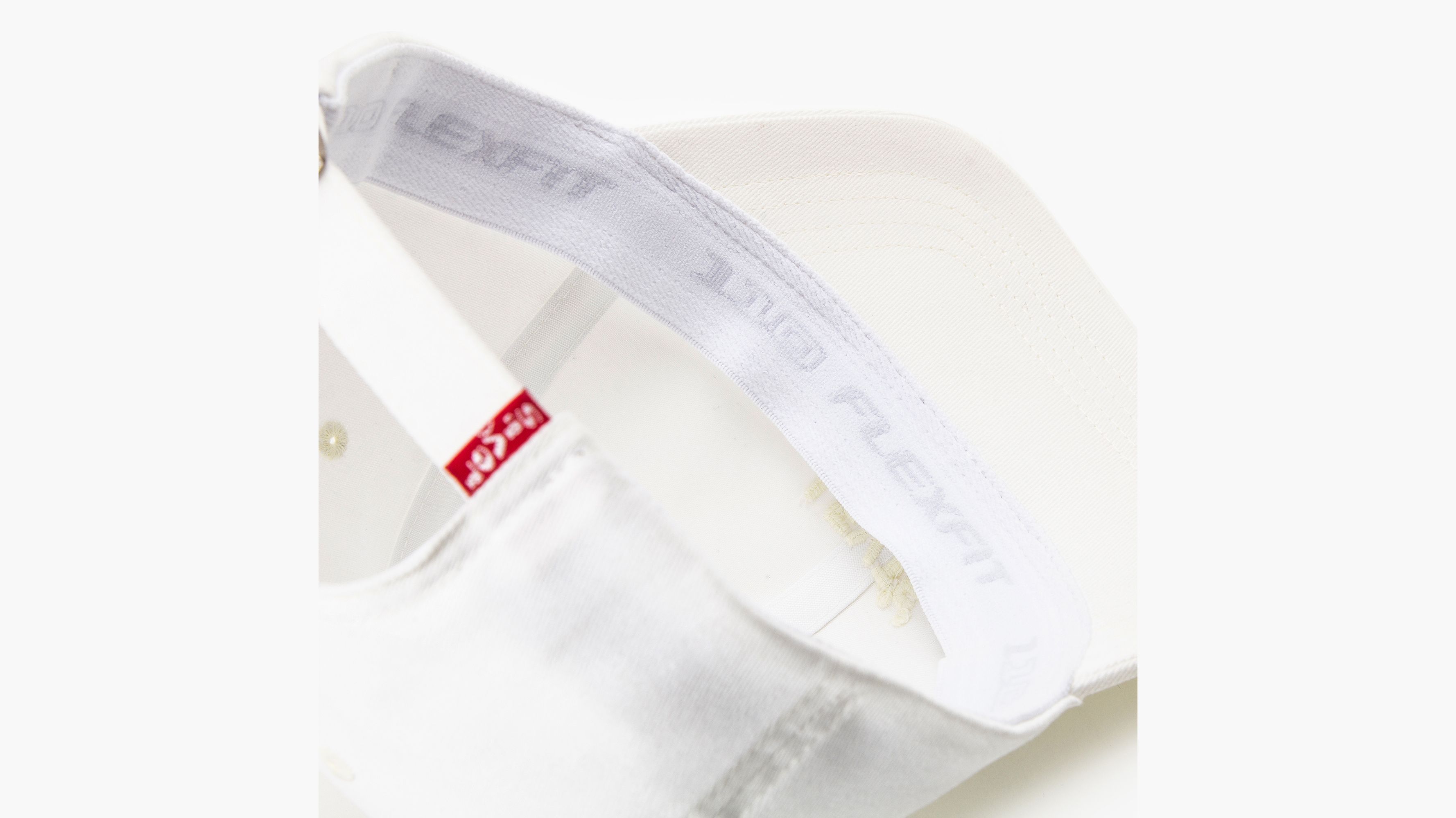 Casquette Flexfit® logo Headline - Regular White - Blanc
