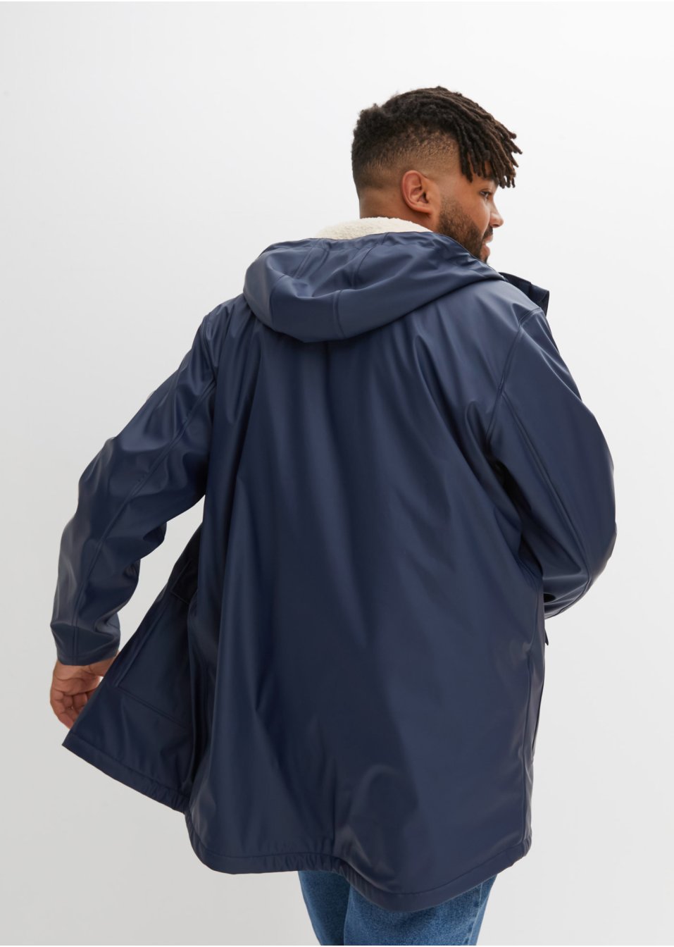 Veste imperméable hiver avec doublure peluche
