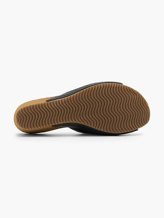 5th Avenue Pantolette Schwarz