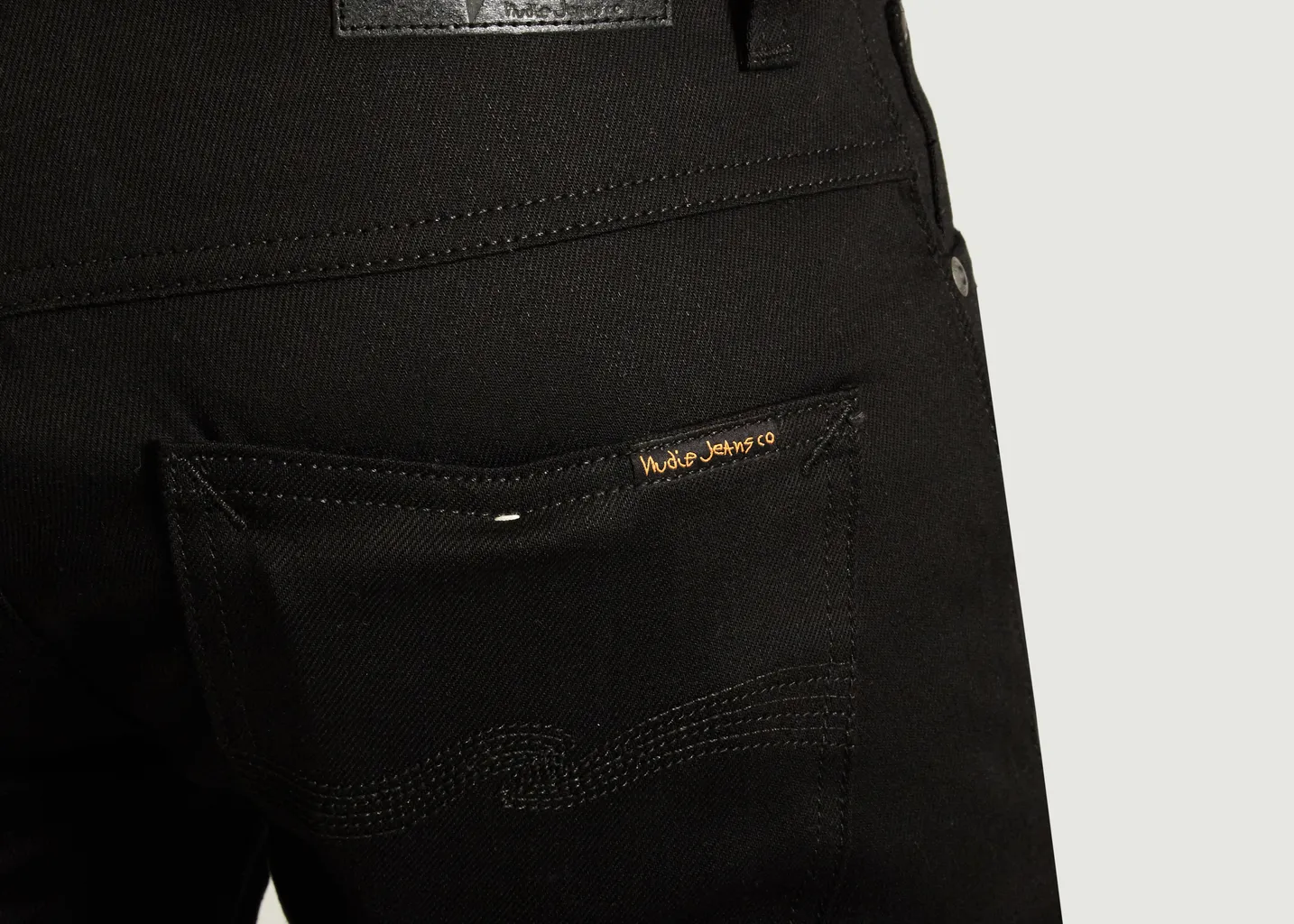Jeans Grim Tim en Coton Biologique Nudie Jeans