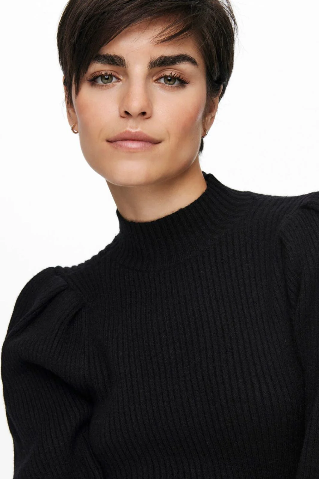 Only Onlkatia L/S Highneck Pullover Knt 3716990 black