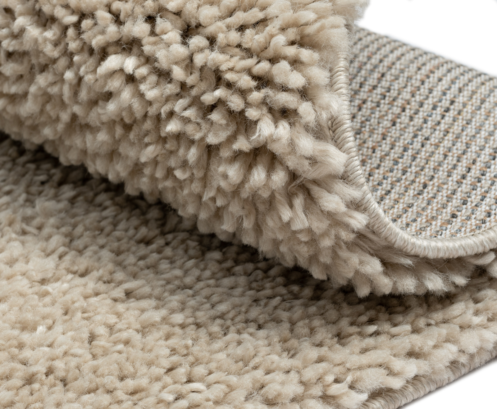 Teppich MY SHAGGY - beige - Ø 100 cm