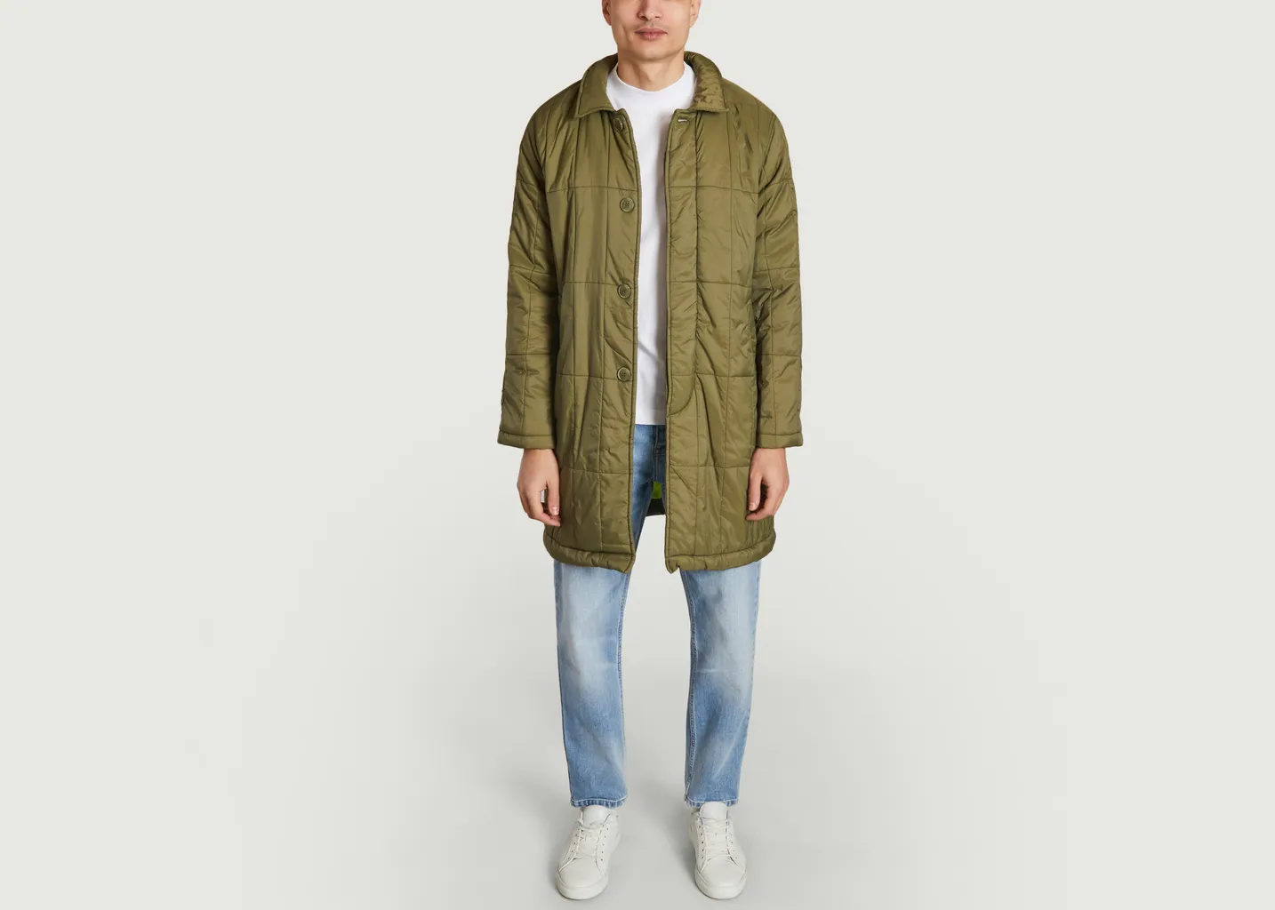 Padded Single Breasted Mac Coat M.C. Overalls