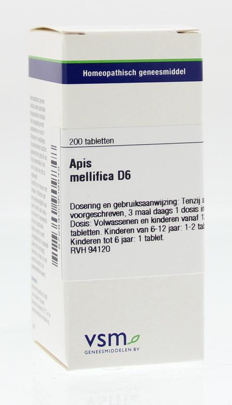 VSM apis mellifica d6 200 tabletten