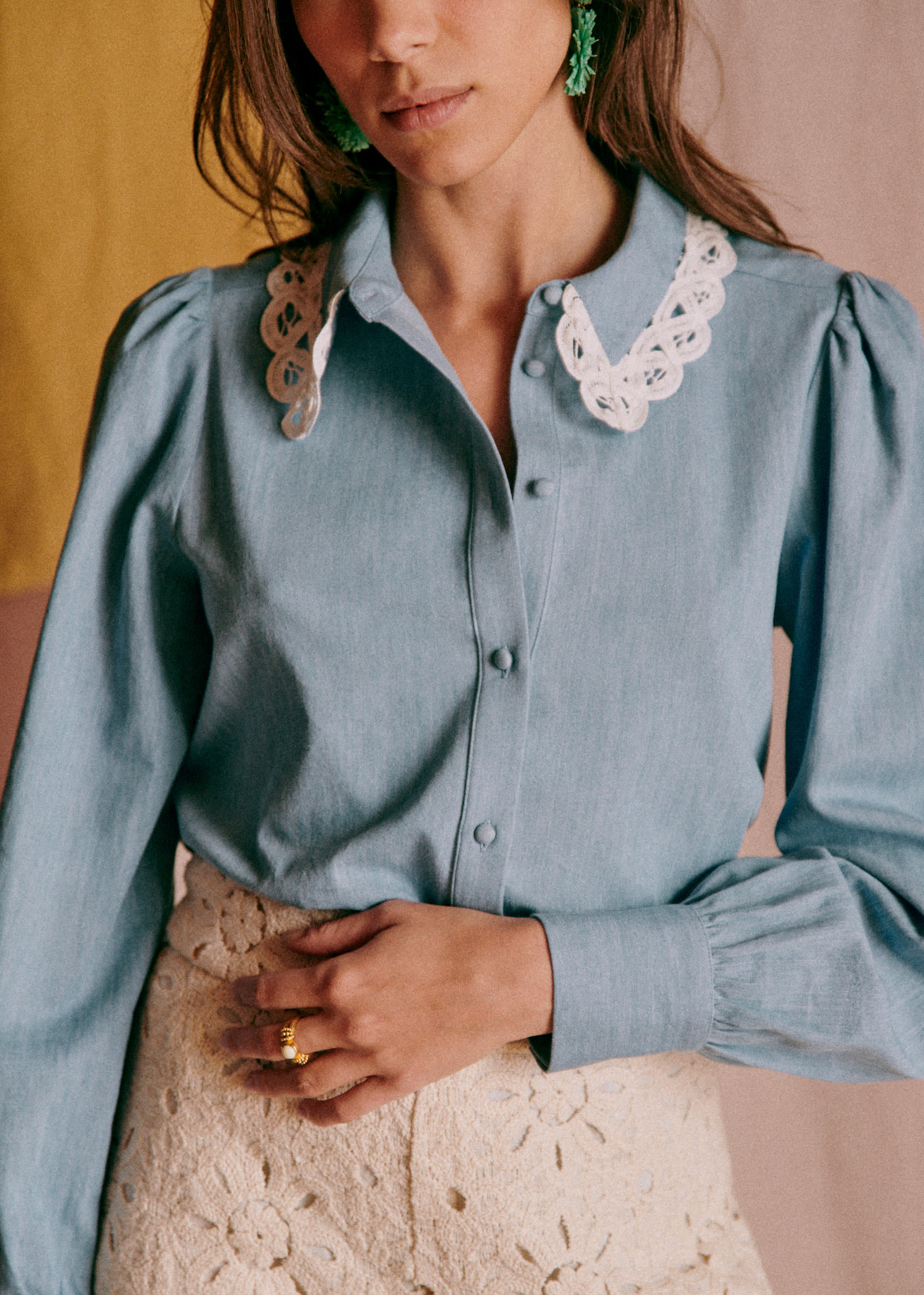 Chemise Hélio - Chambray - E-SHOP/CHEMISES & BLOUSES 5905277