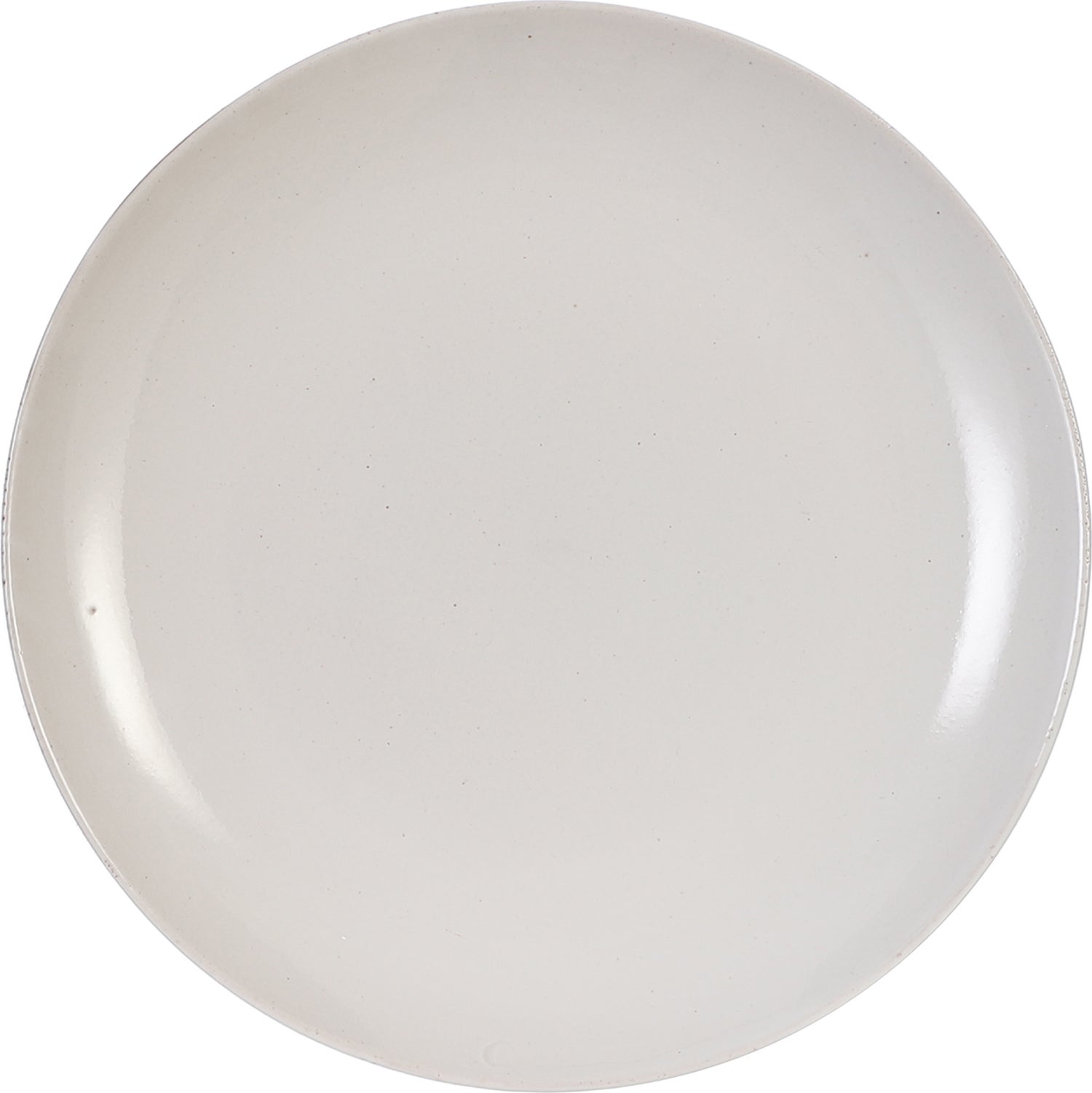 Mica Decorations ontbijtbord Mila crème D 21,5 H 2,5 cm