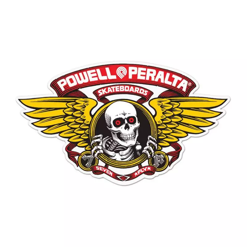 Promotion POWELL PERALTA sticker winged ripper red (30cm)