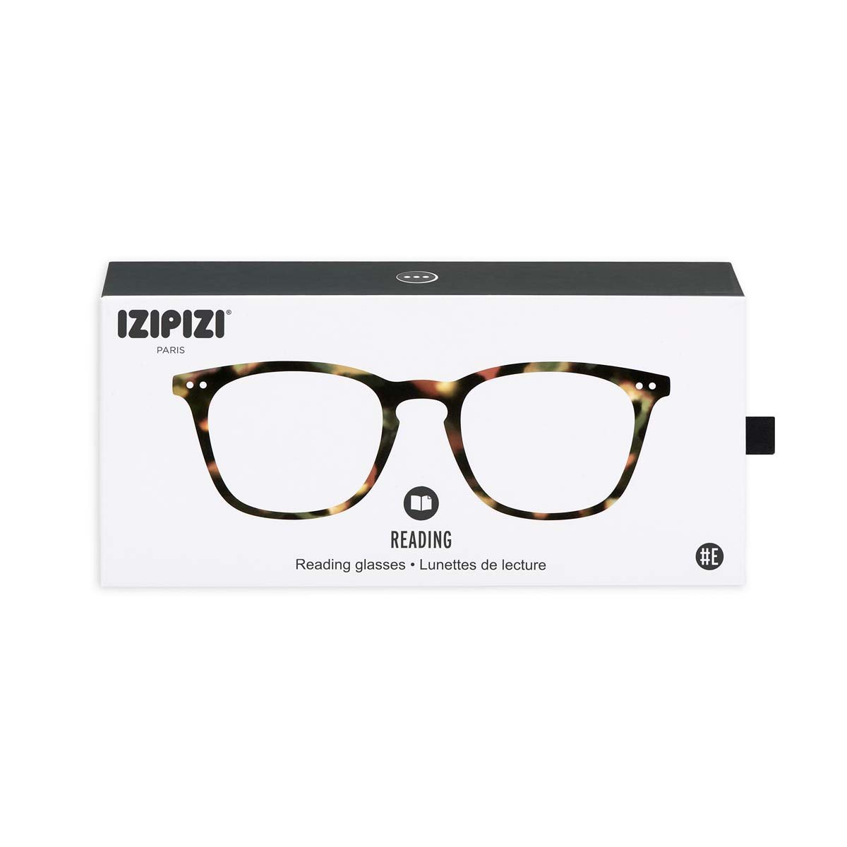 +2.50 Tortoise Square Reading Glasses: Izipizi