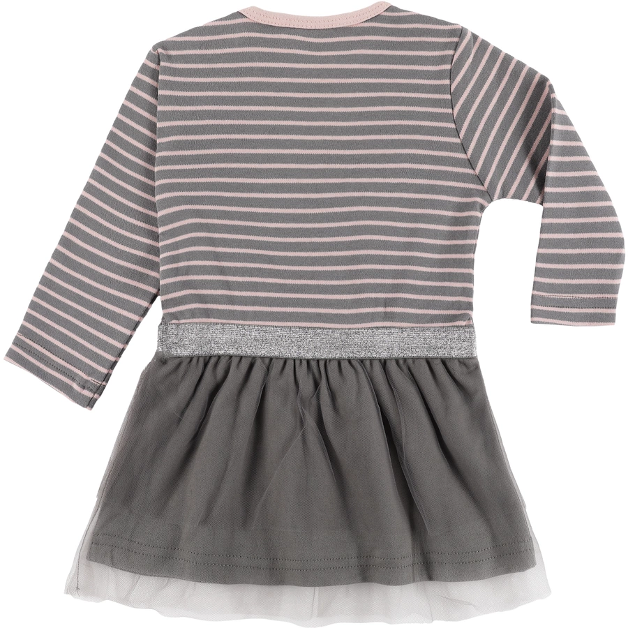 pink or blue Kleid Feather grau