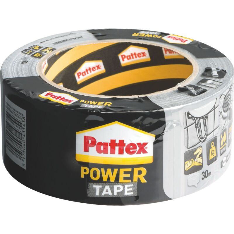 Ruban de réparation Powertape Pattex 48 mm x 30 m - Gris