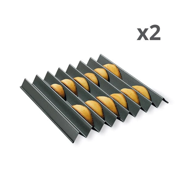 Lot de deux plaques dents de loups 30cm