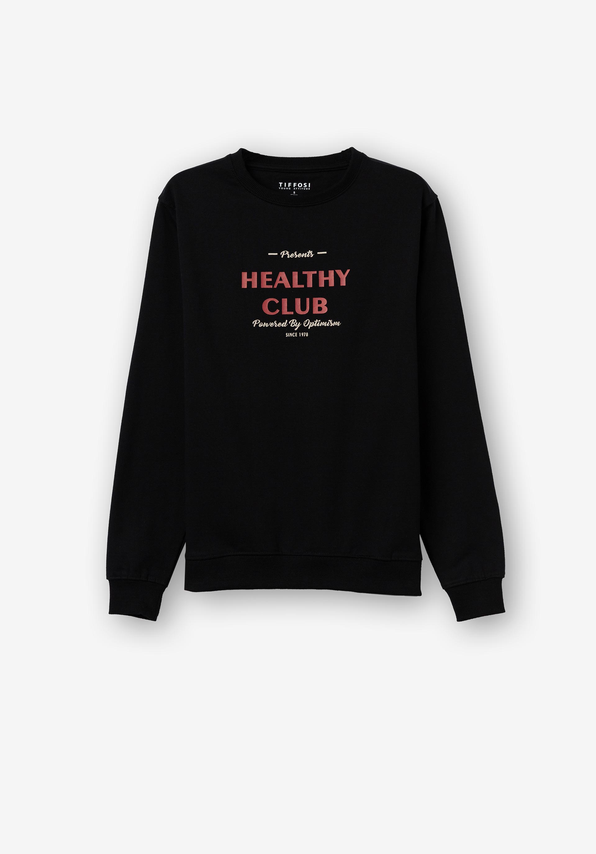 Sweatshirt com Estampado nas Costas